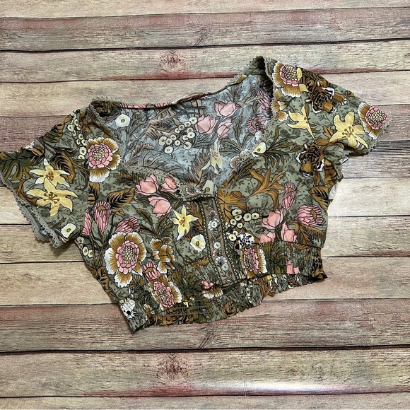 Spell & The Gypsy Jungle Crop Top - Picture 2 of 6